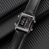 Original Skmei 1868 Boys New Style Design Famous Watch Digital Analog Mens Wrist Watches for Men Luxury Watch - Without Box - Full Black