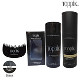 Toppik Hair Builiding Fiber ( 27.5g ) – Toppik Hair Comb – Toppik Spray Applicator – Toppik Hold Spray-Dark Brown