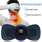 Wireless EMS Mini Body Massager – Portable Butterfly Massager For Blood Circulation & Pain Relief