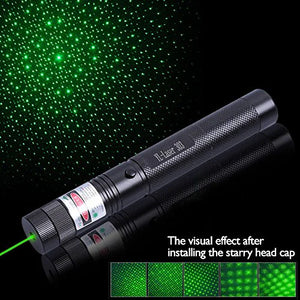 High-Power Green Laser Pointer 303 – Rechargeable, Adjustable Focus, Long-Range Beam
