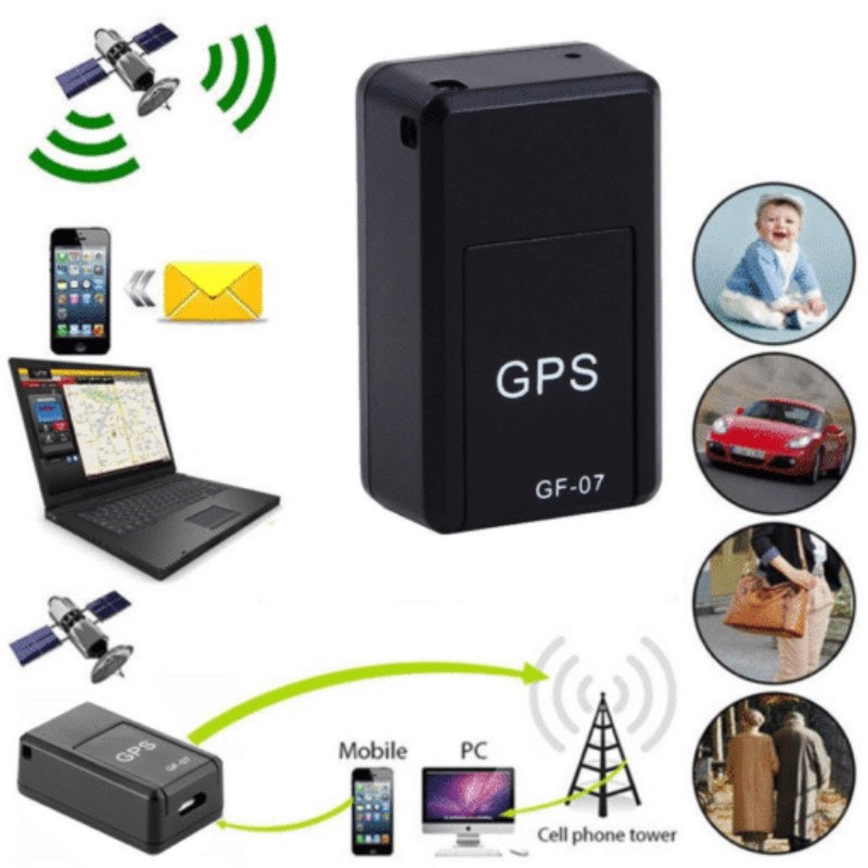 Mini Magnetic GPS Tracker with Real-Time Location, Voice & Route Recording